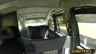 Candis huge tits gets paid in the cab