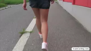 Super hot Vicky gains cash gets fucked in the public by her ex boyfriend