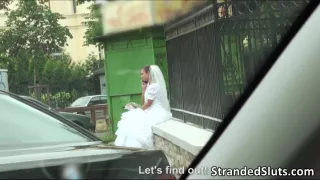 Busty blonde teen Amirah Adarah Hitch Hike with a stranger from being left on the streets