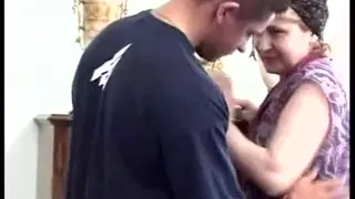 Chunky granny drilled in the gazoo and facialized