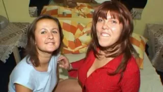 Paar, Erfahrene Frauen, Hardcoresex, Lesbensex, Alt, Schlampe