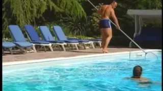 Hawt Wench Screwed by 3 Pool Fellows