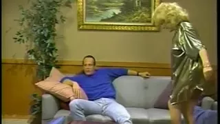 Kitty Fox Various Poses On The Ottoman