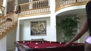Couple Suck On Pooltable Fuck In Bed