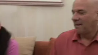 Hot Coed With Braids In Threesome