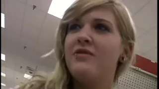 Mall Slut Angelina Sucks And Swallows