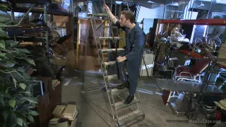 Straight stud with a giant cock relentlessly edged against his will