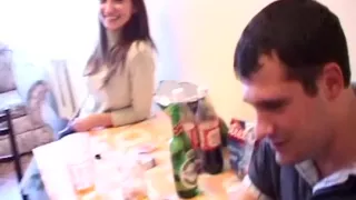 Exposed college beauty giving head and getting hawt bawdy cleft take up with the tongue