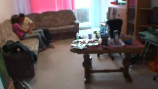 Delightful college cutie stretched widely for several peckers