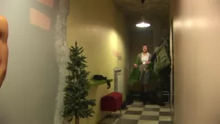 2 dolls provide mate with three-some college student fucking