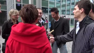 Drunk cuties show their in nature's garb body