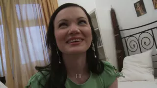 Sexy brunette hair fucking hard