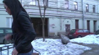 Lusty cutie Marina in sexually excited meet n fuck kitchen porn