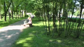 POV oral-service & sex with natural golden-haired