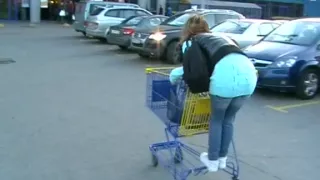 Thick cum right on girlfriend's merry melons