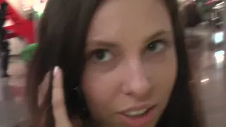 Make up sex with public place blow job