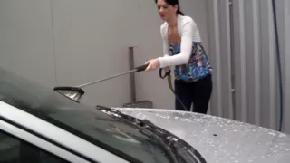 Washing car and fucking in it