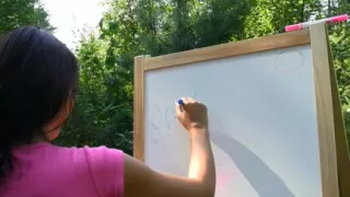 Hawt thong on fuck with juvenile artist outdoor