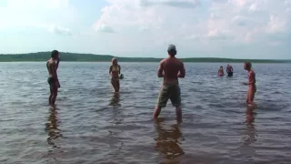 Student sex friends on a picnic scene 2