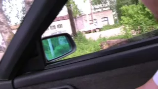 Blonde girl fucked on the roadside