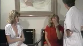 Three nurse plunge in lesbo orgy