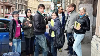 Real crazy sex party before a difficult exam