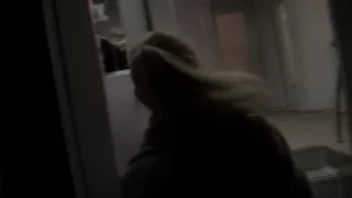 sexy blonde girlfriend  doing sports and blowjob in the gym