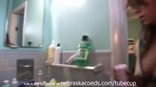 roommates showering together extremely hot featuring  meyers girls