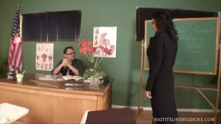 Brunette Mom Fucks Her Child's Teacher