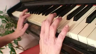 Blonde milf in red stockings kinky dildo action