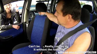 Czech Bitch Blonde Street Slut Wants it Hard