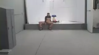 Ball Batter drinking from bowl