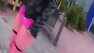 Emo Slut with No Pants Sucks Cock