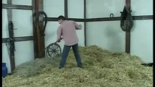 Granny gets a role in the hay