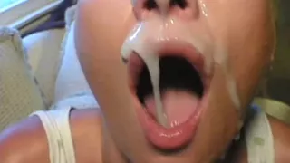 Luder, Sperma, Sperma im Mund, Gesichtsbesamung