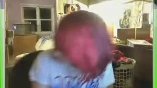 Chubby redhead teen dildoes her yummy holes on cam