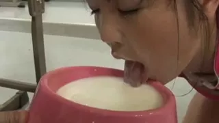 Japanese Schoolgirl Fastened And Drilled in Classroom