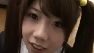 Legal Age Teenager With Ponytails Acquires Her Youthful Fur Pie Stretched