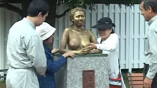 Busty Japanese whore in a kinky public display