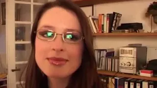 Sweet French brunette craving for hard cock in her