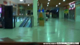 NON-PROFESSIONAL Exhibitionist Pair Fuck in Shopping Mall
