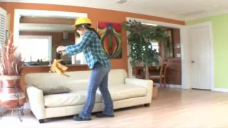 After a hard working day.