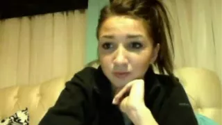 my horny girlfriend  jilling off on webcam