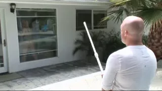 Golden-Haired Housewife Bonks with Pool Cleaner