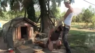 this babe is very hungry for acock.