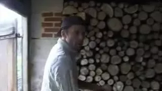 Large Grandma on the farm