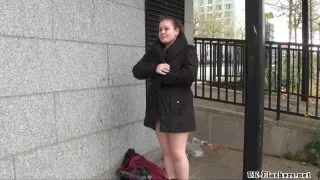 Breasty big beautiful woman non-professional Charlies public nudity and exhibitionism