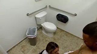 Dilettante slut service a weenie in public biffy