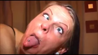 German Tattooed Beauty Takes two Dongs