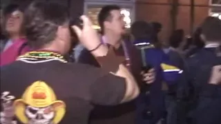 Beauties flashing and dancing in public